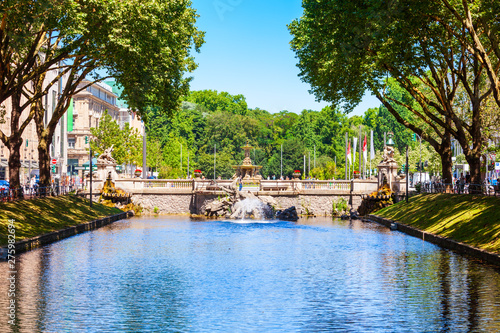 Konigsallee Kings Avenue in Dusseldorf