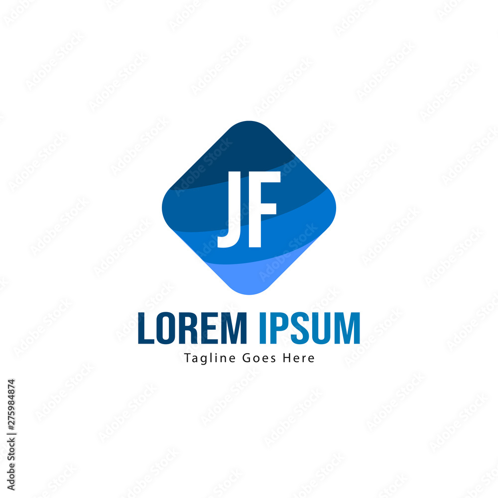 Initial JE logo template with modern frame. Minimalist JE letter logo vector illustration Initial JE logo template with modern frame. Minimalist JE letter logo vector illustration