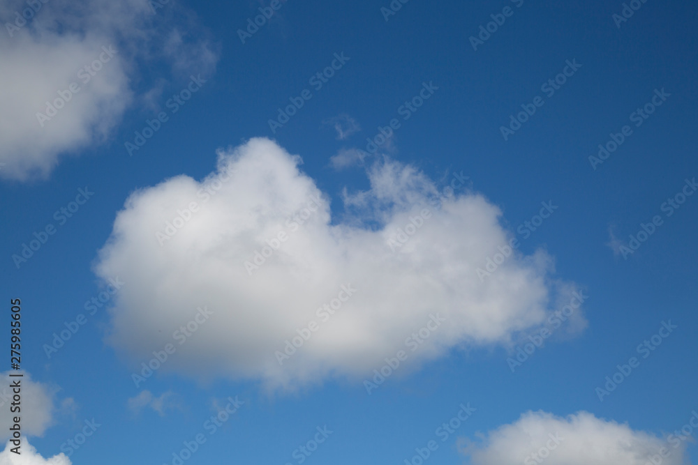 Sky background with clouds.