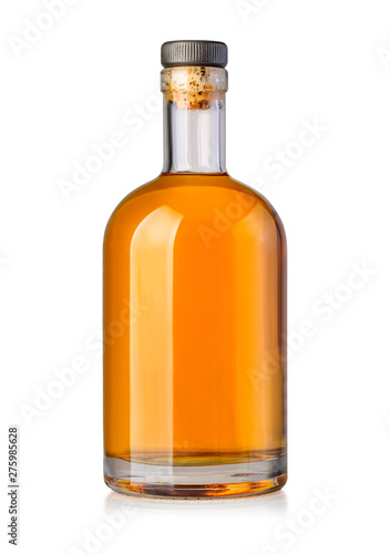 Photography whiskey bottle isolated