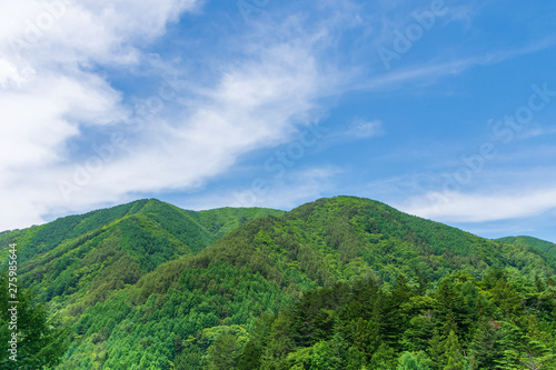 山と青空　奈川