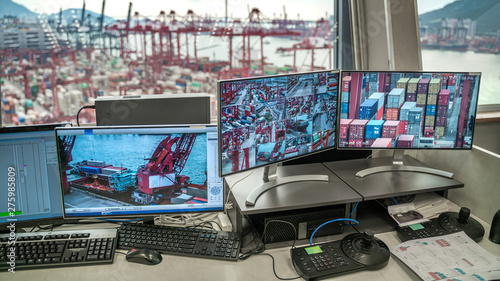 Logistic Control Tower In Hong Kong On October 12, 2019 photo