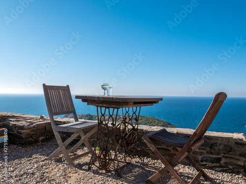 Terrace with mediterranean views