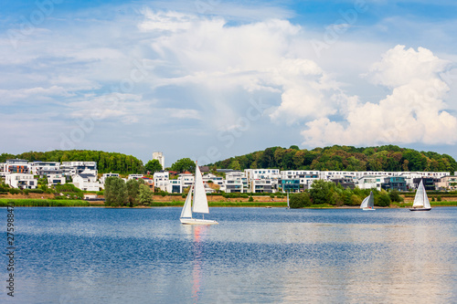 Phoenix See lake in Dortmund photo