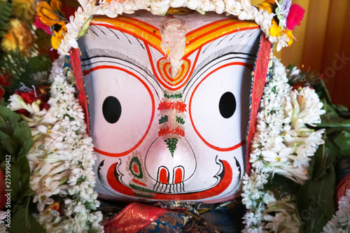 Idol of Hindu God, India photo