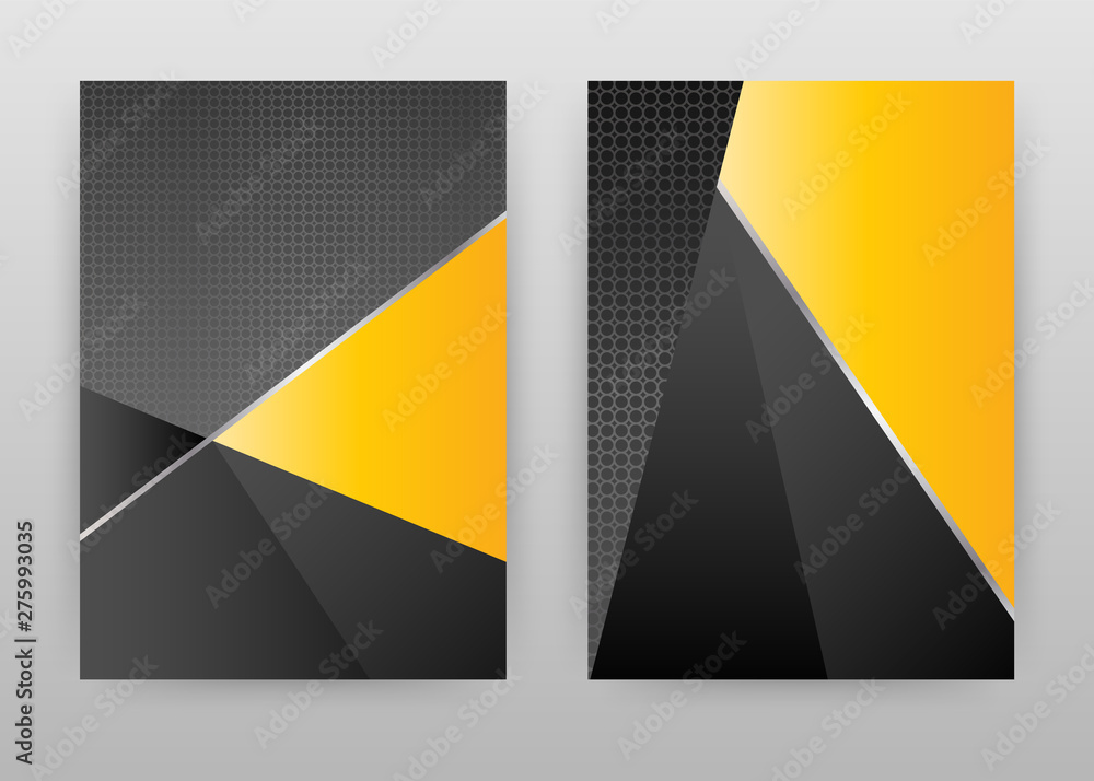 Yellow black abstract texture design for annual report, brochure, flyer, poster. Yellow black texture background vector illustration for flyer, leaflet, poster. Abstract A4 brochure template. Yellow black abstract texture design for annual report, brochure, flyer, poster. Yellow black texture background vector illustration for flyer, leaflet, poster. Abstract A4 brochure template.