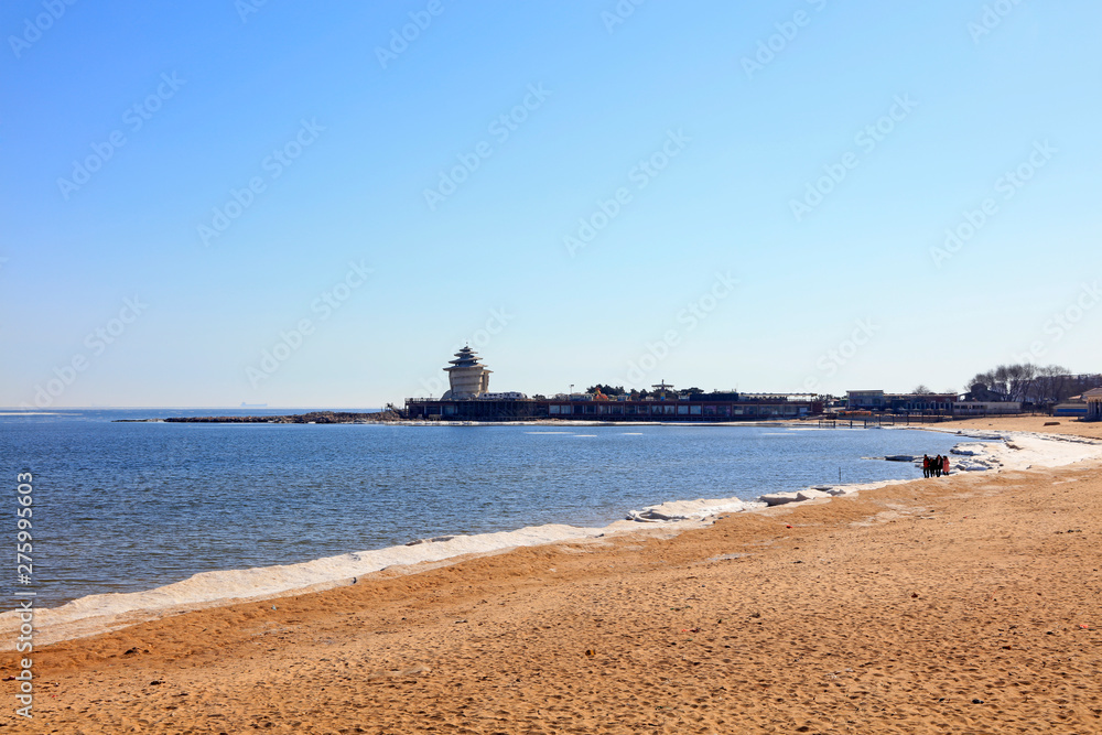BiLuo tower park natural scenery, qinhuangdao city, hebei province, China BiLuo tower park natural scenery, qinhuangdao city, hebei province, China