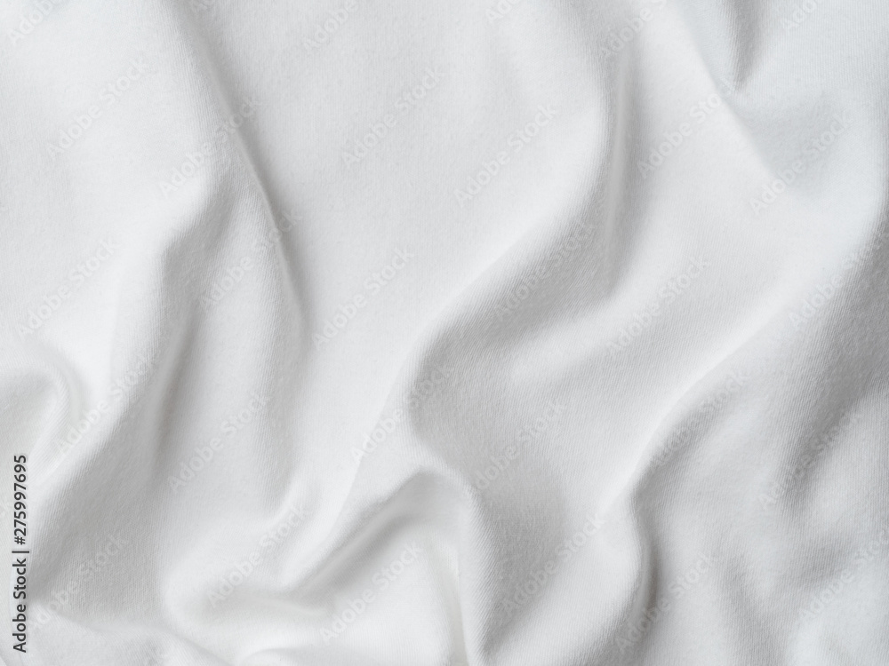White Cotton Cloth Background