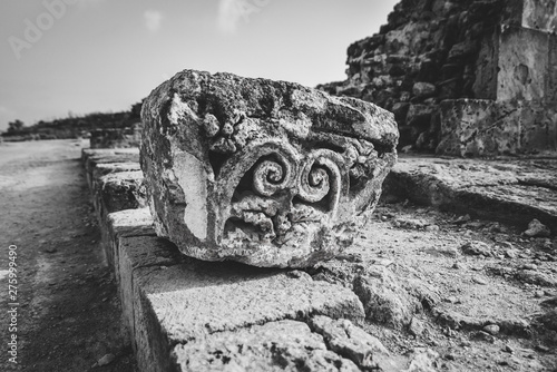 Ancient Ruins Of Kato Pafos, Cyprus. photo