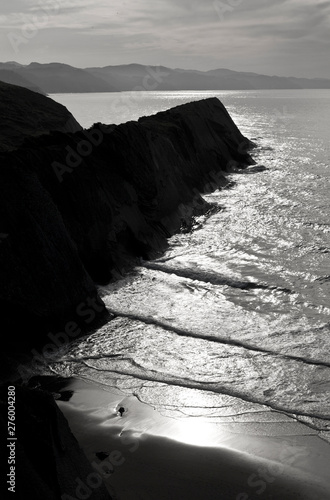 Flysch, Zumaia beach, Zumaia, Gipuzkoa, The Basque Country,  The Bay of Byscay, Spain, Europe photo