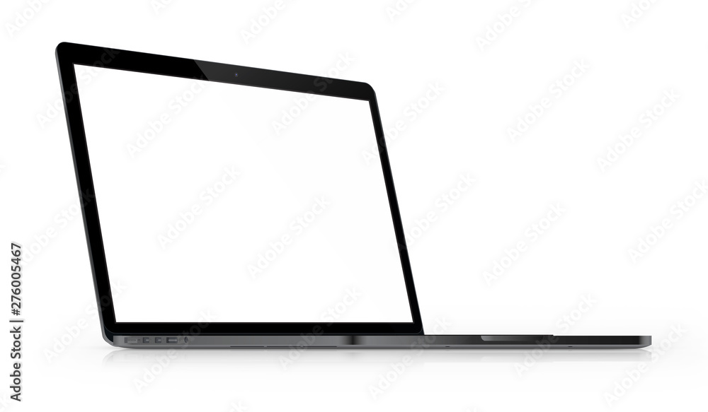 Laptop mit weißem Hintergrund Laptop mit weißem Hintergrund