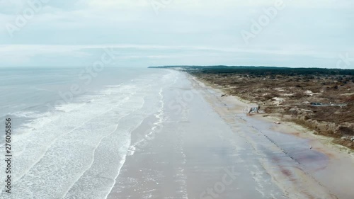 Aerial, Coast Of The Normandie, France, graded version photo