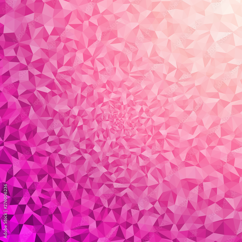 Fototapeta premium Abstract Delaunay Voronoi trianglify color diagram background illustration