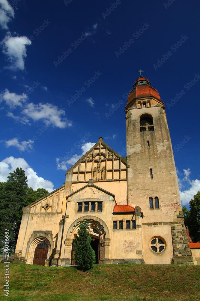 St. Jan Nepomucky church, Stechovice, czech republic