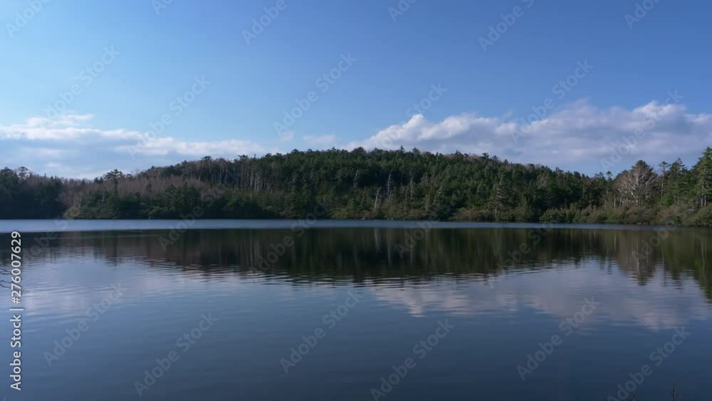 Scenic Pond Surrounded by Virgin Forests (time lapse): Shirakoma-no-ike pond in Nagano Pref., Japan Scenic Pond Surrounded by Virgin Forests (time lapse): Shirakoma-no-ike pond in Nagano Pref., Japan