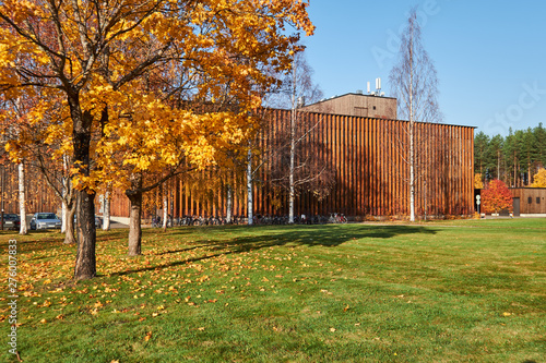 Metla House is Finland's first large three-floor office building to be built from wood photo