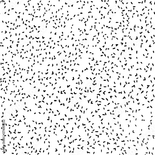 leaves dots irregular monochromatic lines seamless pattern abstract background texture