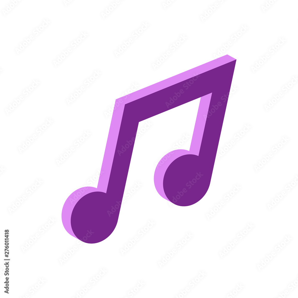 Note icon.Isometric and 3D view. Note icon.Isometric and 3D view.