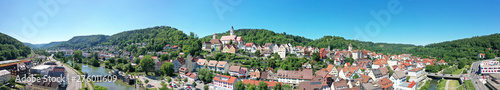 panoramic view to Horb Germany © magann