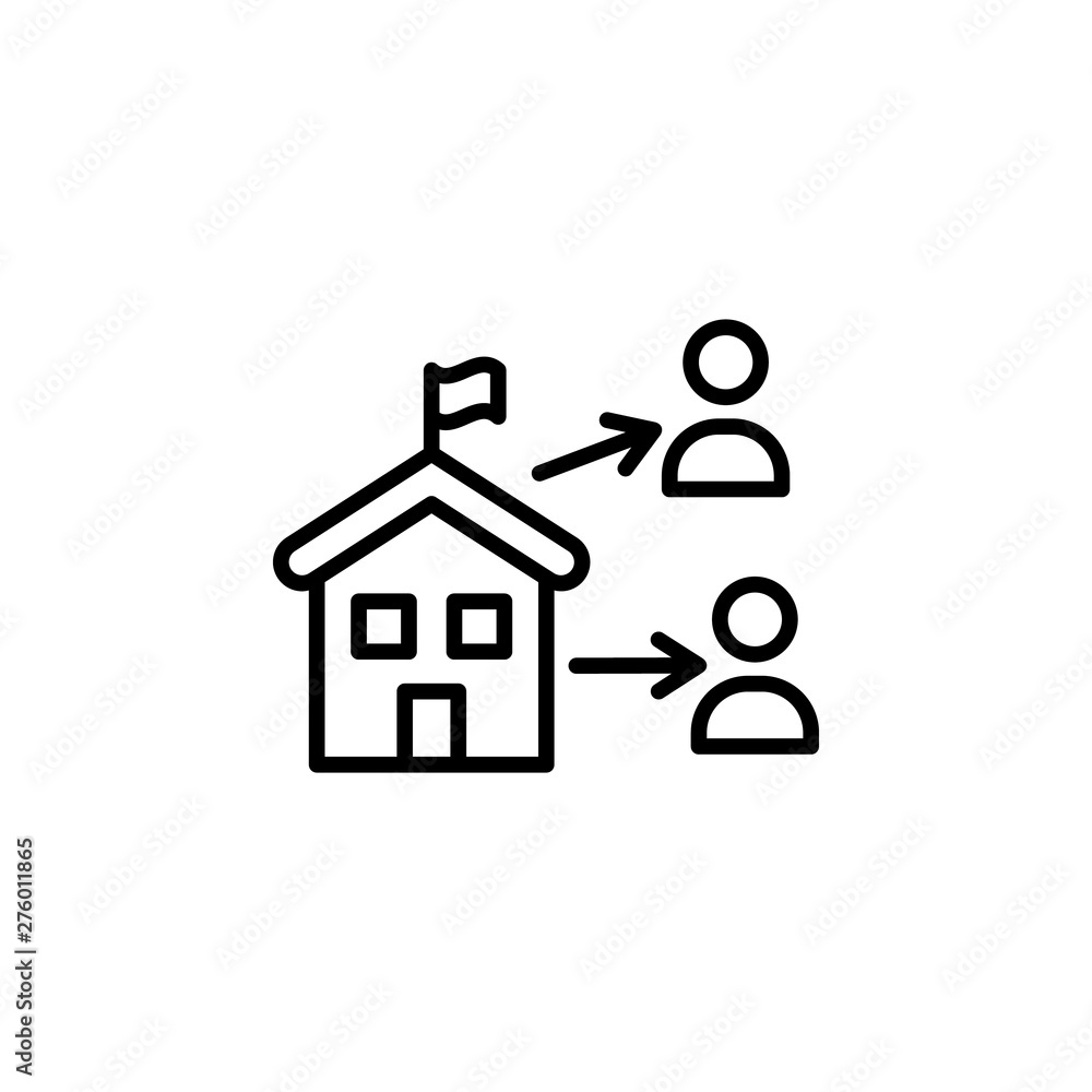 diaspora migration outline icon. element of migration illustration icon. signs, symbols can be used for web, logo, mobile app, UI, UX diaspora migration outline icon. element of migration illustration icon. signs, symbols can be used for web, logo, mobile app, UI, UX