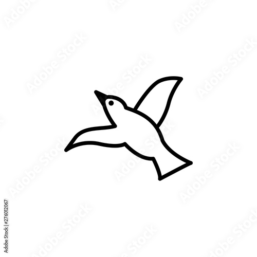 bird migration outline icon. element of migration illustration icon. signs, symbols can be used for web, logo, mobile app, UI, UX