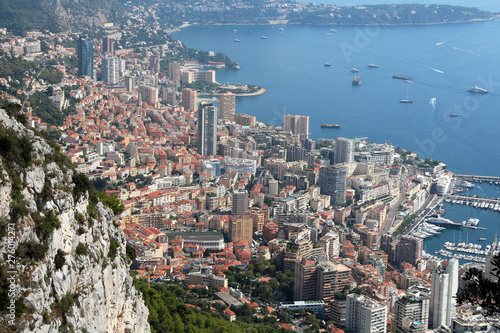 Aerial view of Monaco photo