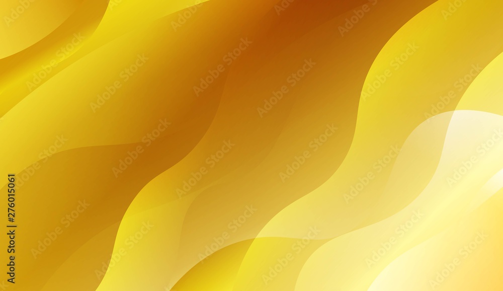 Abstract Gold Waves. Futuristic Technology Style Background. For Business Presentation Wallpaper, Flyer, Cover. Vector Illustration with Color Gradient. Abstract Gold Waves. Futuristic Technology Style Background. For Business Presentation Wallpaper, Flyer, Cover. Vector Illustration with Color Gradient.