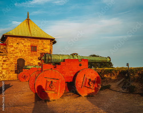 Stare armaty na zamku photo