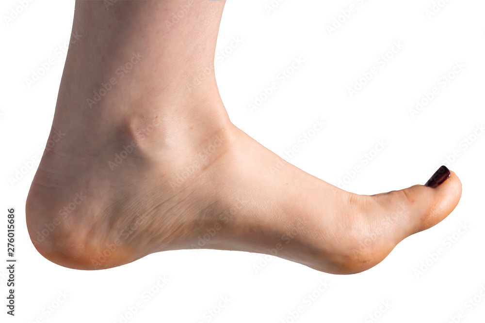 Underside of a pair of female feet - Stock Image - C053/6132