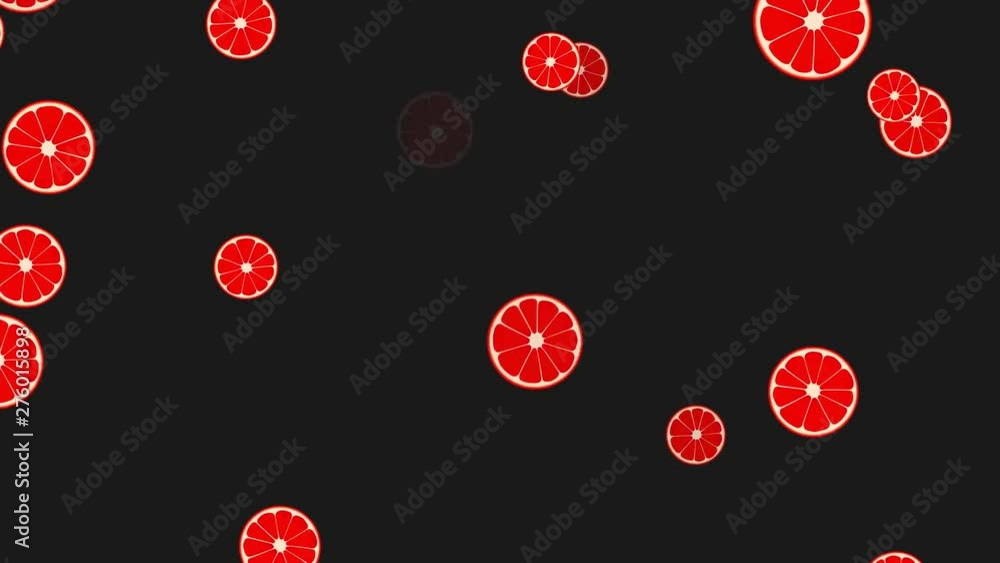 Seamless Grapefruit colourful Background. High-Quality Animation. 4K, 60fps Seamless Grapefruit colourful Background. High-Quality Animation. 4K, 60fps