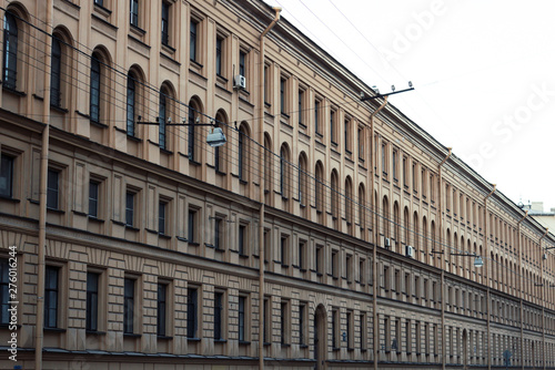 facade of the building in Saint Petersburg  © Eduard