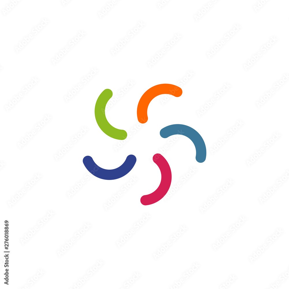 Community and network icon logo design vector template Community and network icon logo design vector template