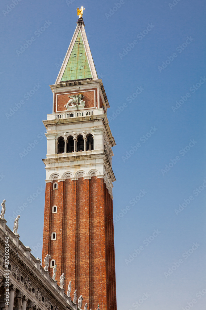 Bell Tower of the Saint Mark Basilica in Venice