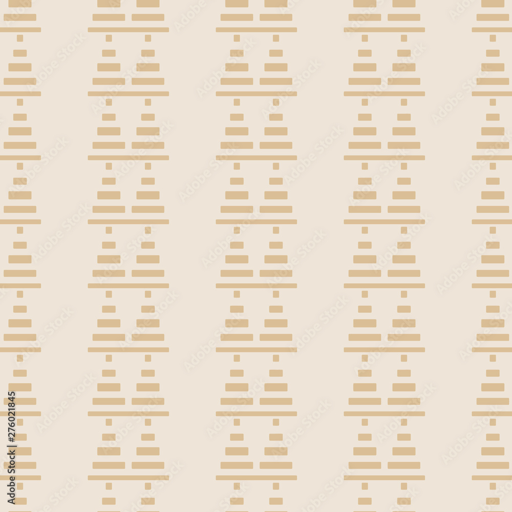 Fototapeta premium Geometric seamless pattern Beige. cream color