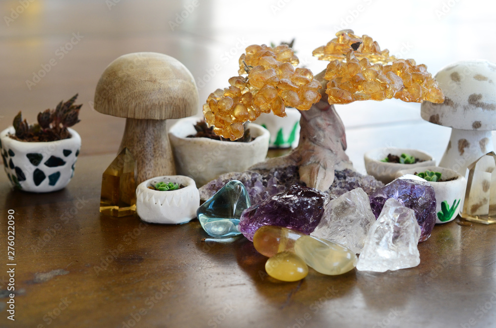 Ταπετσαρία Bright colorful crystal garden