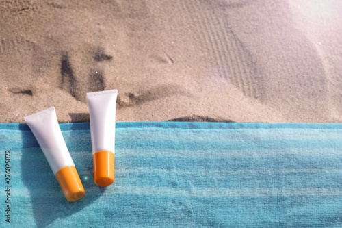 woman sunscreen beach summer sun protection.