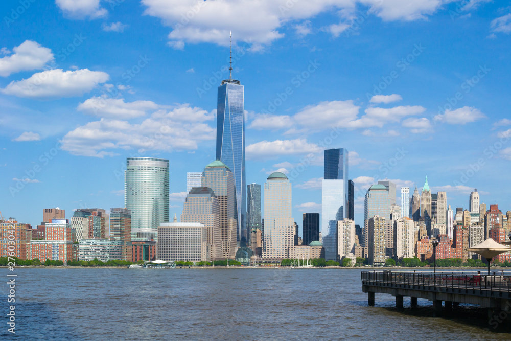 Fototapeta premium New York City. View from Jersey City.