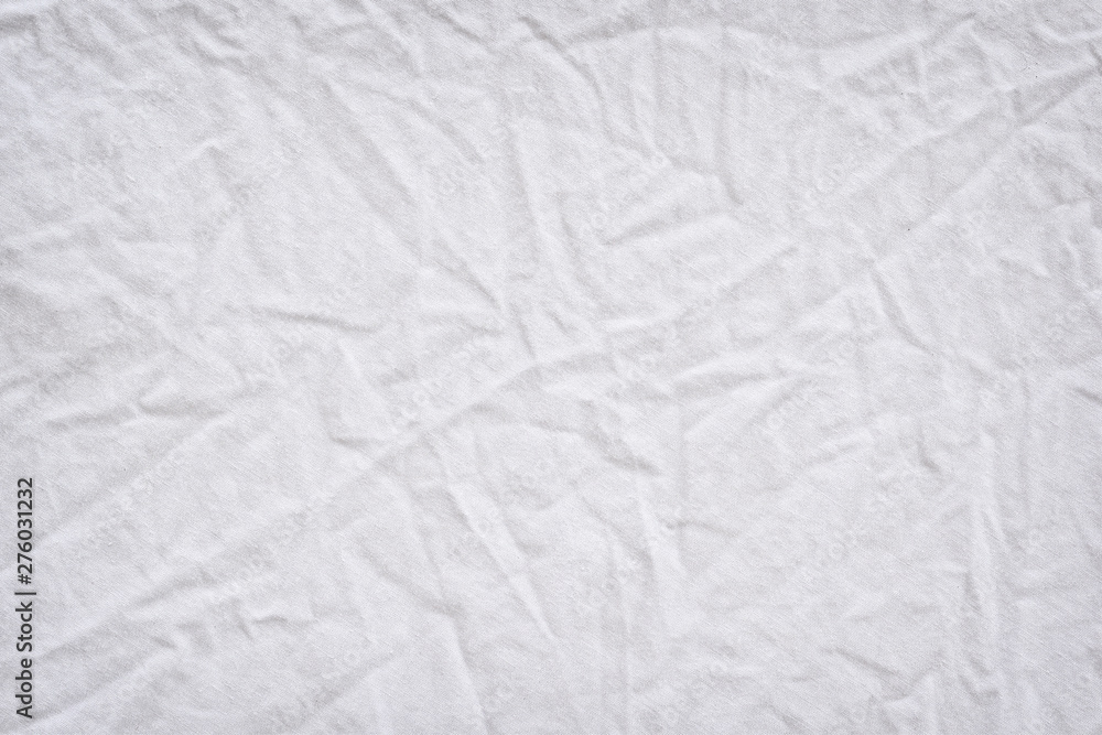 white soft fabric texture background Stock Photo