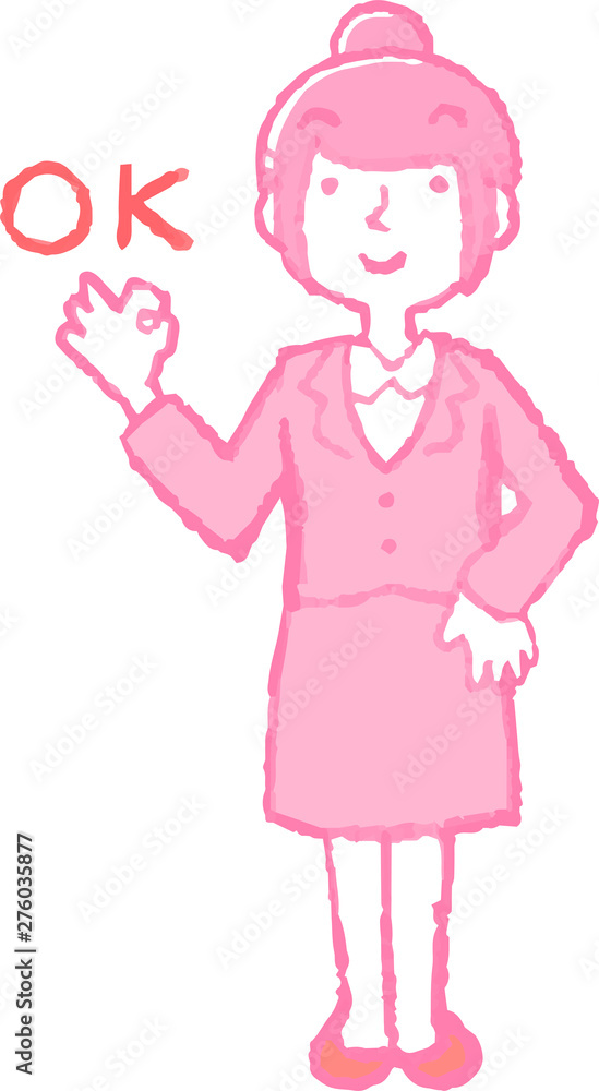 Pop Illustration of a job-hunting girl student face and pose Pop Illustration of a job-hunting girl student face and pose