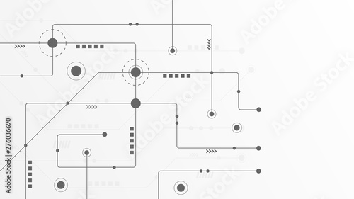 Abstract geometric connect lines and dots.Simple technology graphic background.Illustration Vector design Network and Connection concept.