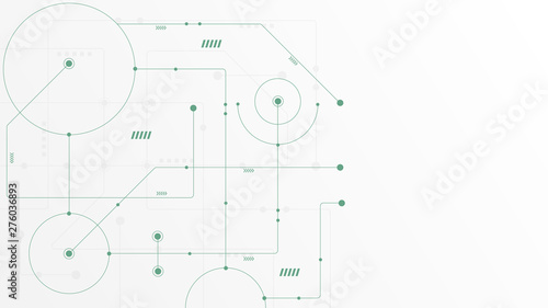 Abstract geometric connect lines and dots.Simple technology graphic background.Illustration Vector design Network and Connection concept.