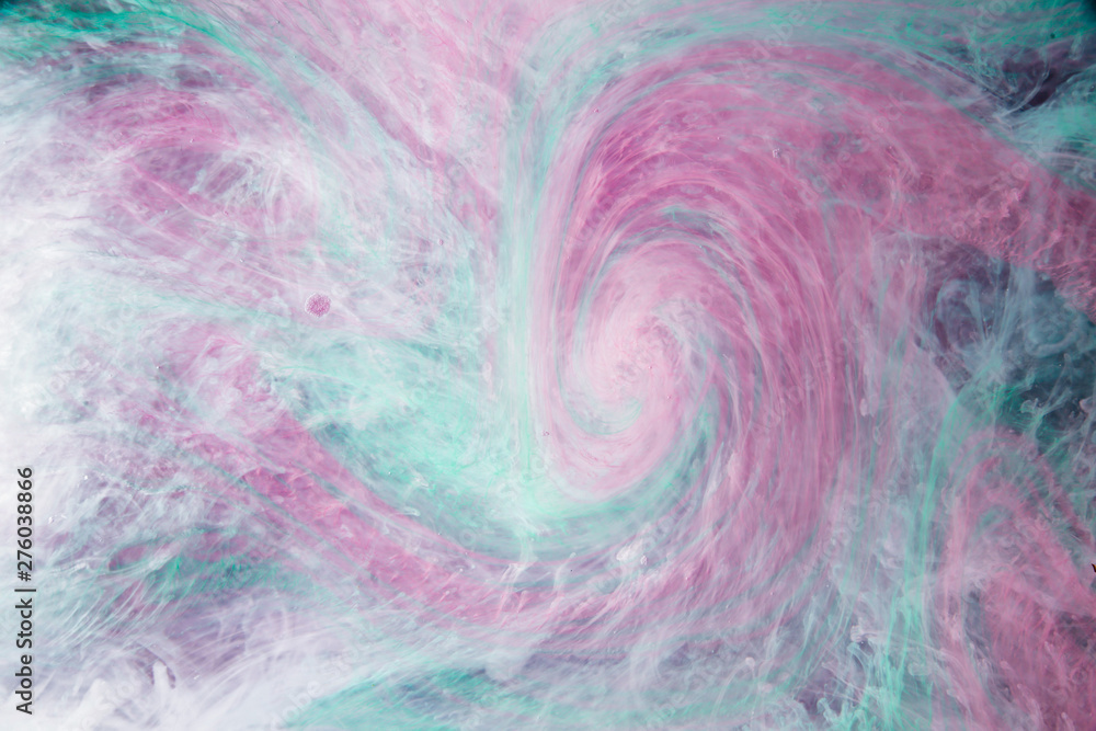 Obraz premium Abstract swirl spiral smooth texture ink in water 