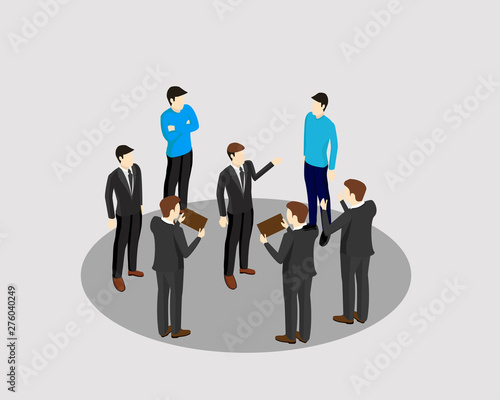 People a meeting work group vector design.