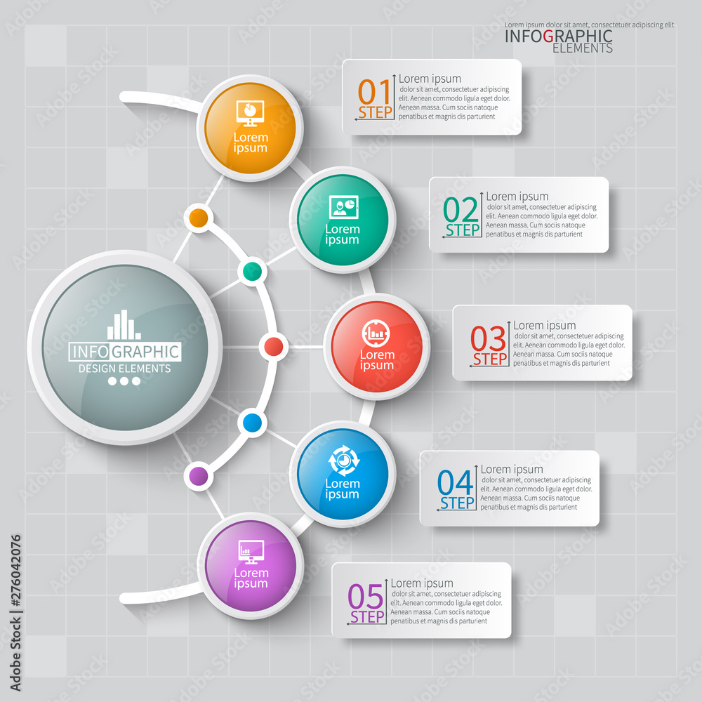 Abstract 3D Paper Infographics. Business template .Vector illustration Abstract 3D Paper Infographics. Business template .Vector illustration