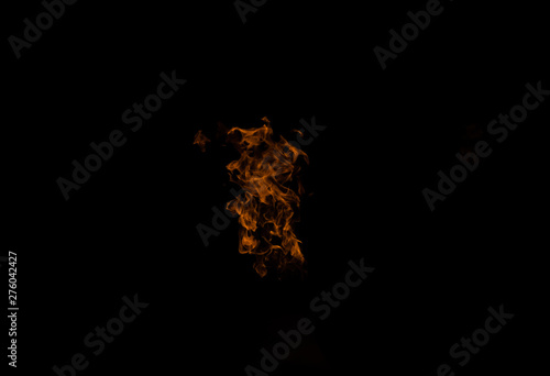 fire on black background © Romi