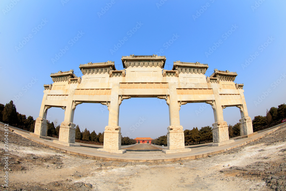 Chinese ancient stone archway