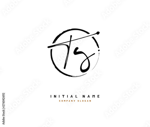 T G TG Beauty vector initial logo, handwriting logo of initial signature, wedding, fashion, jewerly, boutique, floral and botanical with creative template for any company or business.