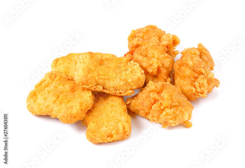Chicken Nuggets on white