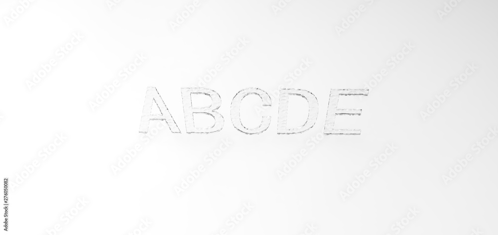 3D font 3D font
