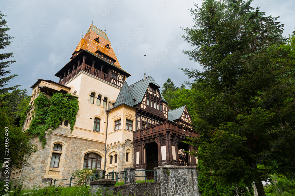 Pelisor Castle in Sinaia, Romania